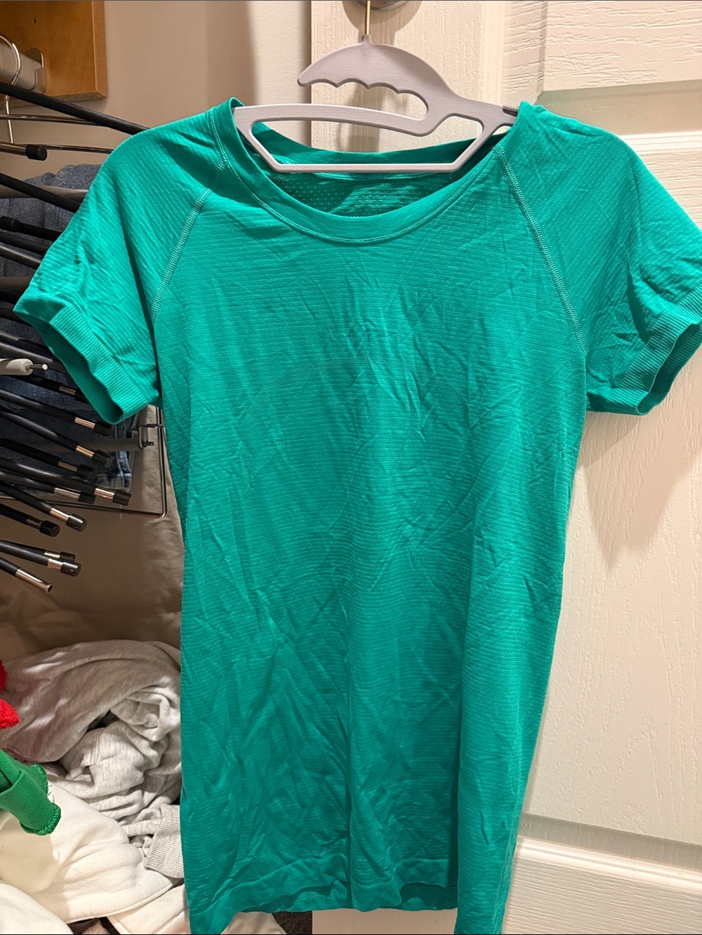 lululemon athletica Short Sleeve Crewneck Top - Teal Green